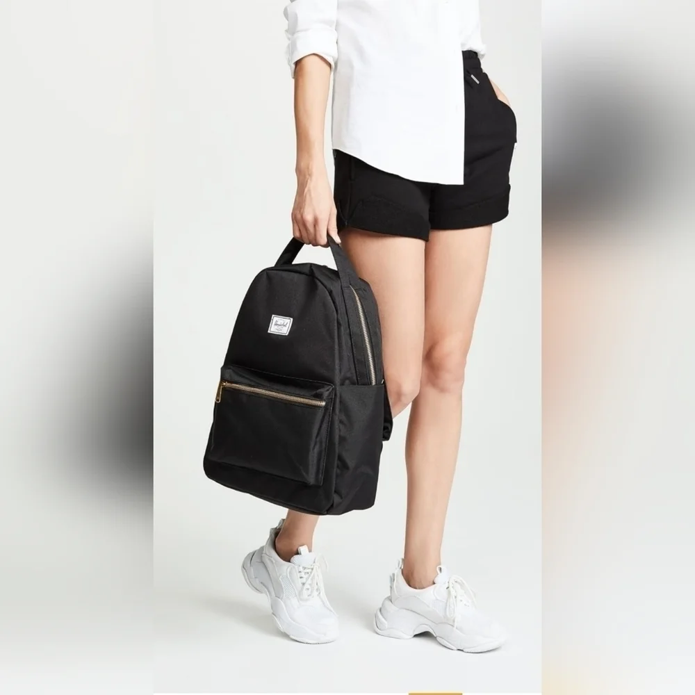 NWOT | Herschel | Nova Backpack | Black | Mid-Volume 18.0L